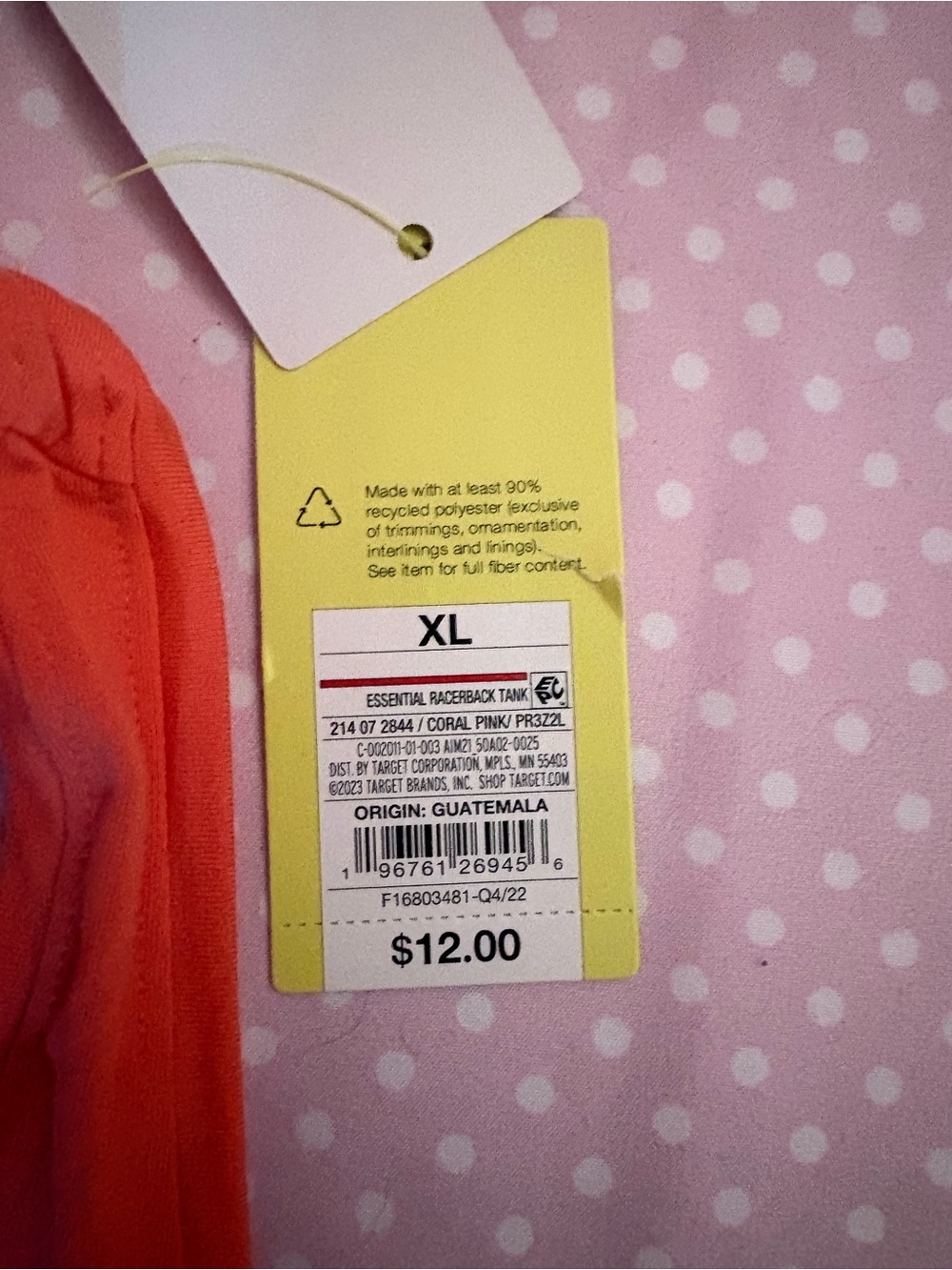 Target Bright Orange Racerback Tank - Picture 2 of 4
